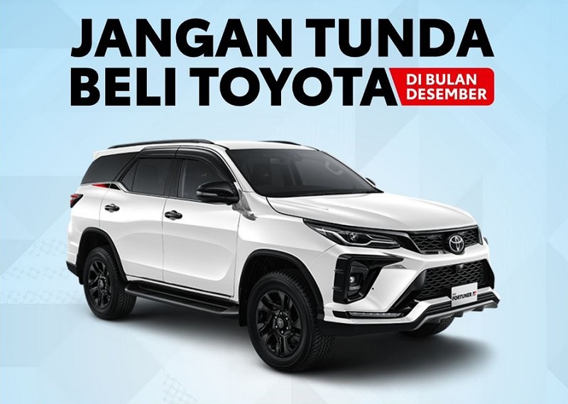 Penawaran Menarik! Jangan Tunda Beli Toyota, Berlaku Kenaikan Pajak 1 Januari 2025 PPN 12% & OPSEN PKB